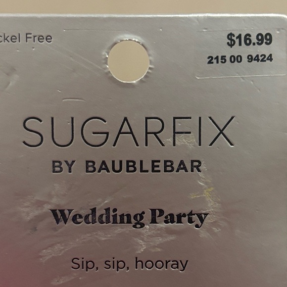 BaubleBar Gold Wedding Party Earrings-2 pairs - Picture 9 of 10